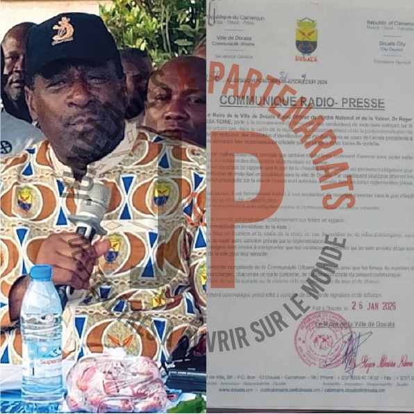 Douala : La professionnalisation des mototaxis, un levier pour renforcer la sécurité urbaine