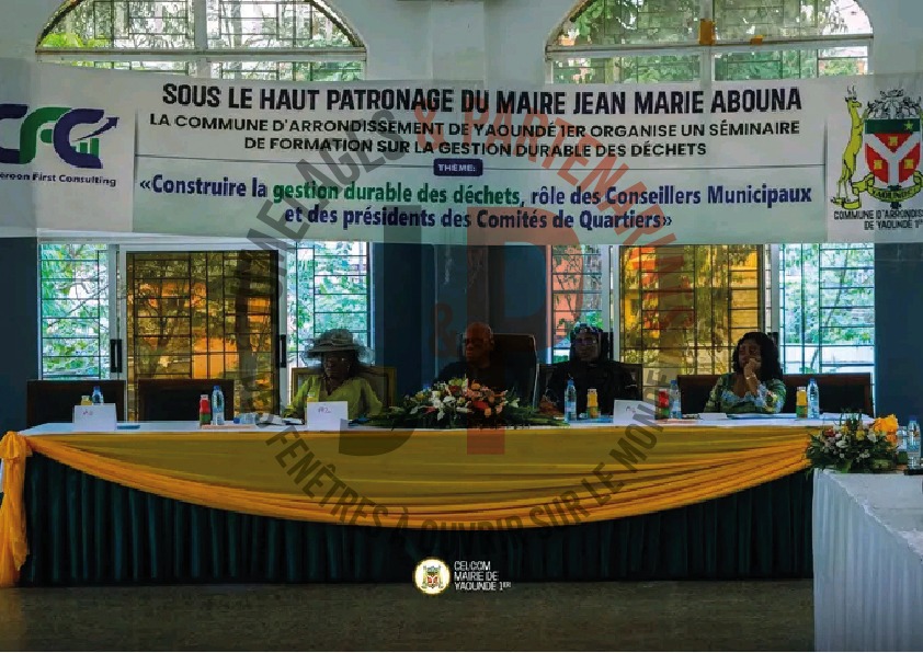 Yaoundé 1er renforce les capacités locales pour une gestion durable des déchets