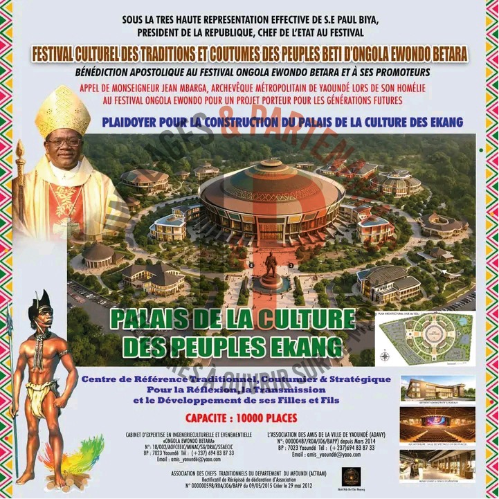 Ongola Ewondo Betara : Un plaidoyer fort pour le palais de la Culture des peuples Ekang
